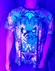Drippy Kitty New All Over Print T-shirt