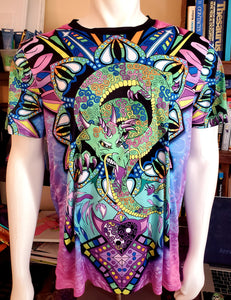 Dragons Nest in Pink T-shirt