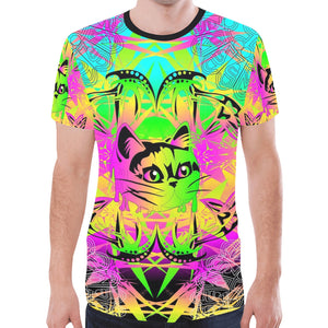 Drippy Kitty New All Over Print T-shirt