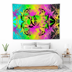 Drippy Kitty Tapestry Decorative Wall Hanging 59" × 79''